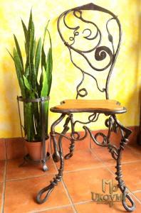 A wrought iron chair Root - luxury furniture (NBK-23)